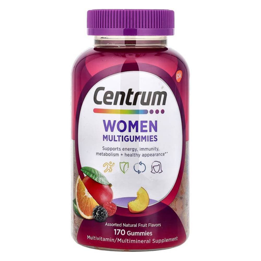 Centrum Womens Multivitamin and Multigummies Supplement Assorted Fruit Flavors Gummies Support Metabolism and Energy Centrum Womens Multivitamin and Multigummies Supplement Assorted Fruit Flavors Gummies Support Metabolism and Energy