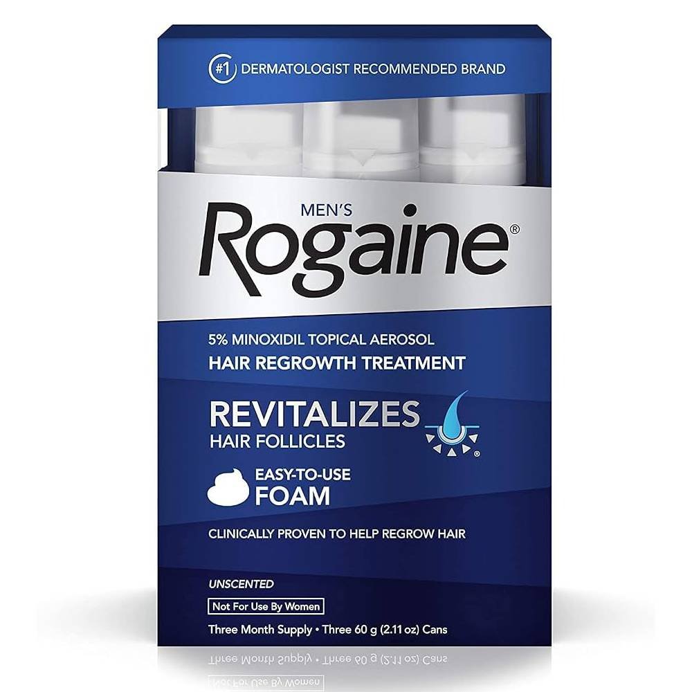 Men's ROGAINE® 5% Minoxidil Topical Foam, Men's ROGAINE® 5% Minoxidil Topical Foam,